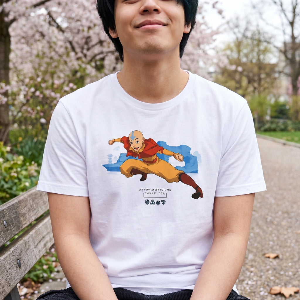 Produktbild Avatar The Last Airbender - Aang T-Shirt weiß