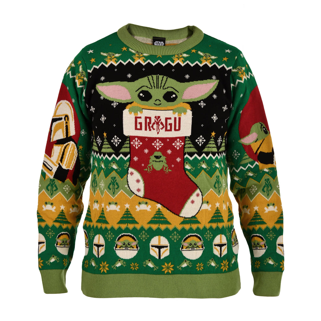 Produktbild Grogu mit Mando Strickpullover - Star Wars The Mandalorian