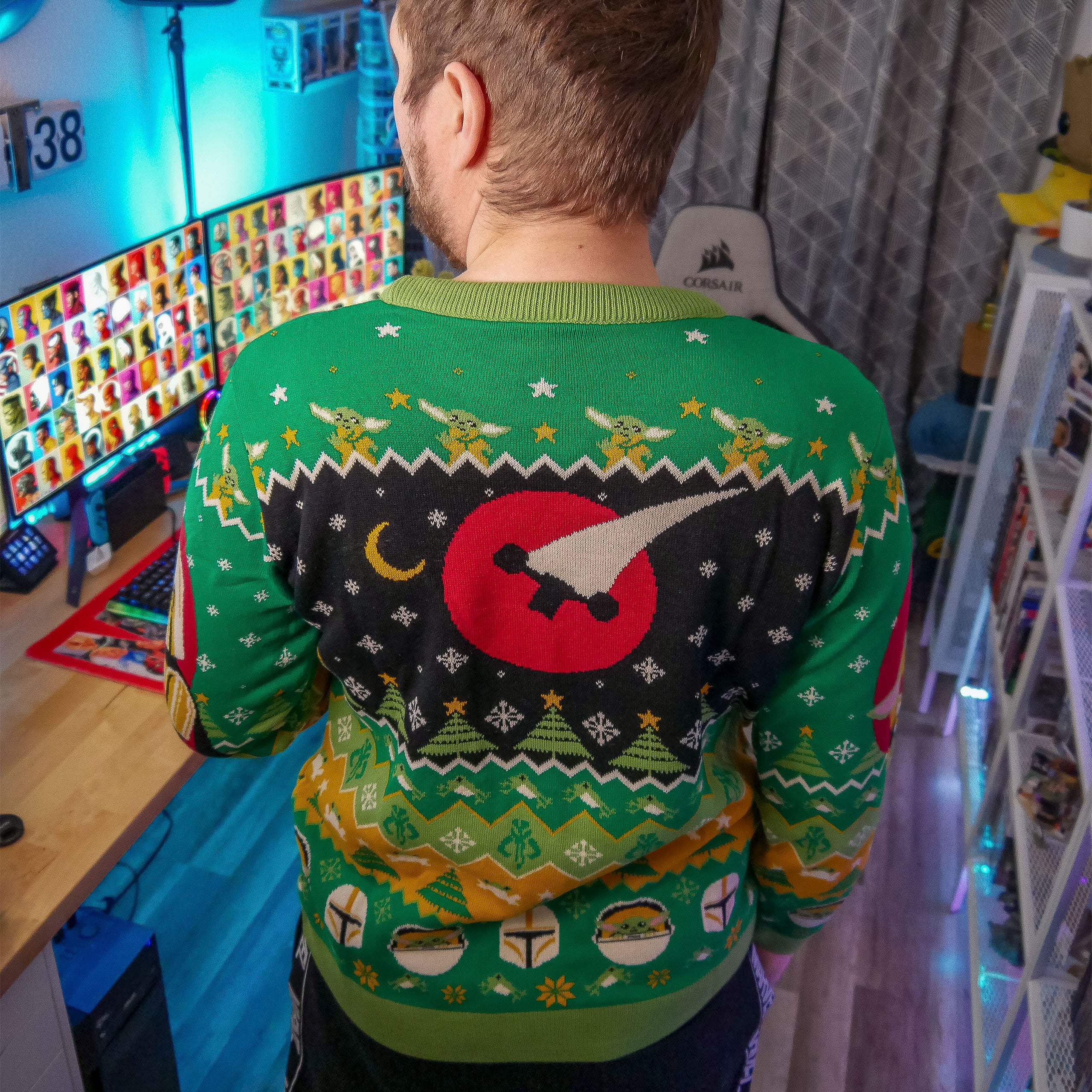 Produktbild Grogu mit Mando Strickpullover - Star Wars The Mandalorian