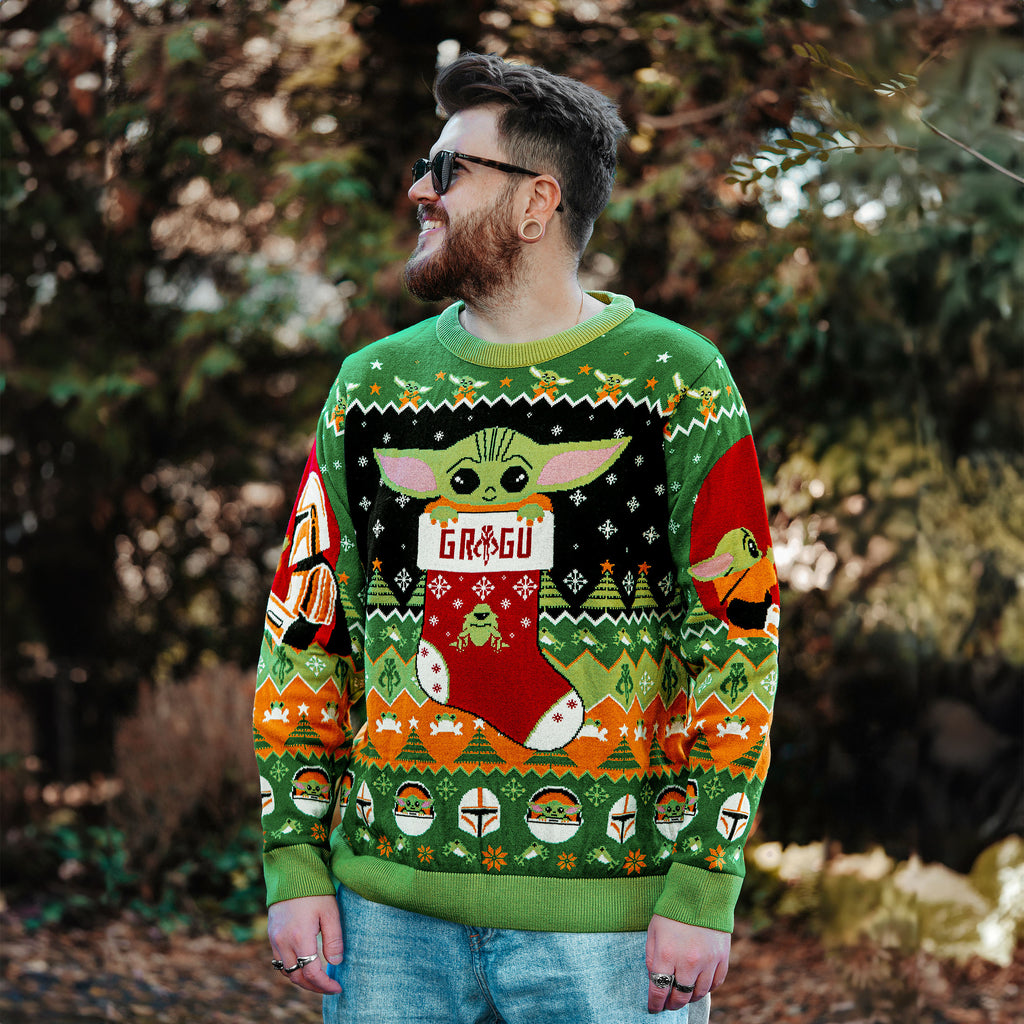 Produktbild Grogu mit Mando Strickpullover - Star Wars The Mandalorian