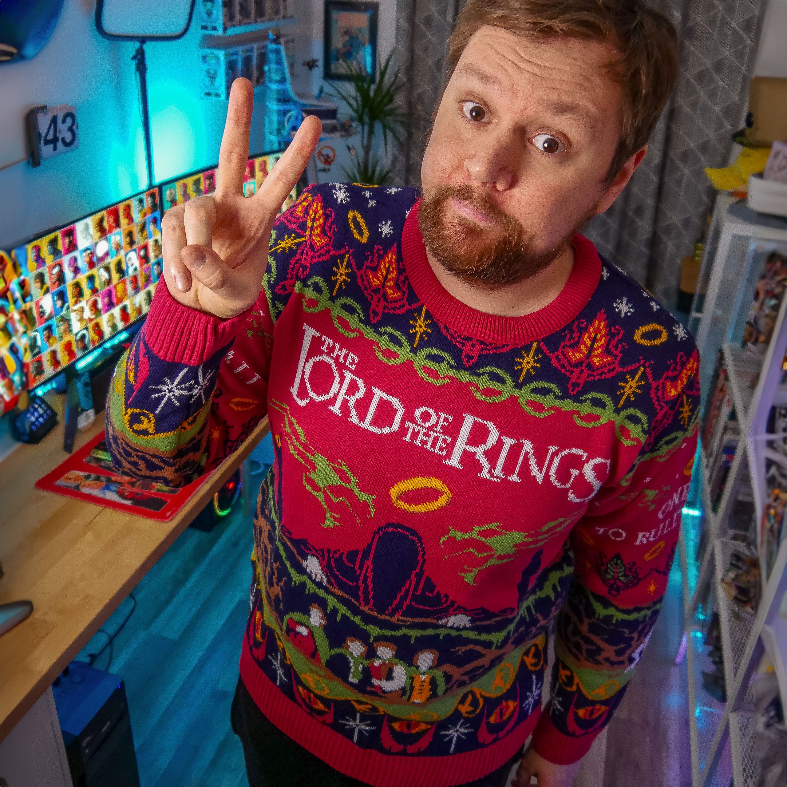 Produktbild Der Herr der Ringe - One Ring To Rule Them All Strickpullover