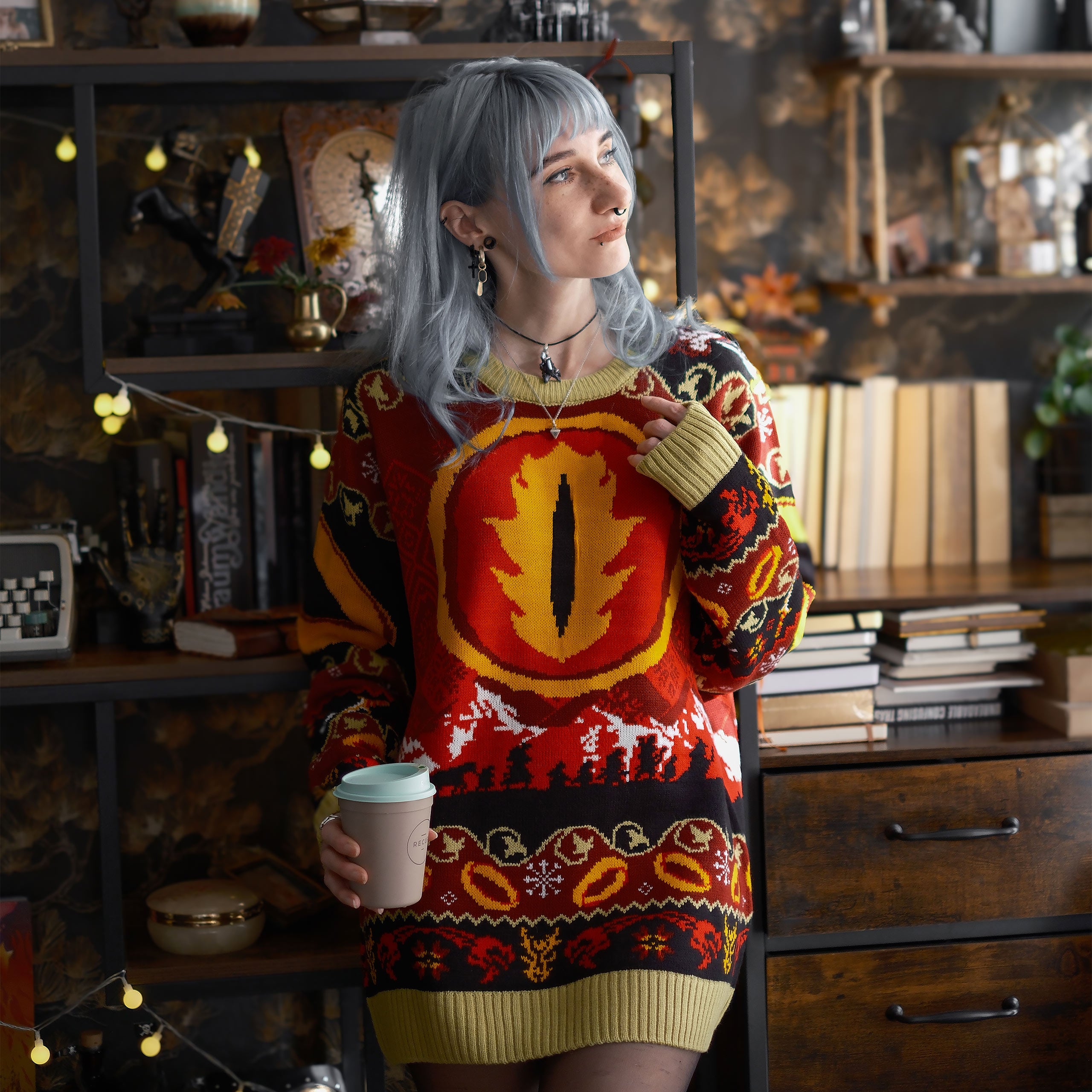Produktbild Der Herr der Ringe - Der Eine Ring Strickpullover