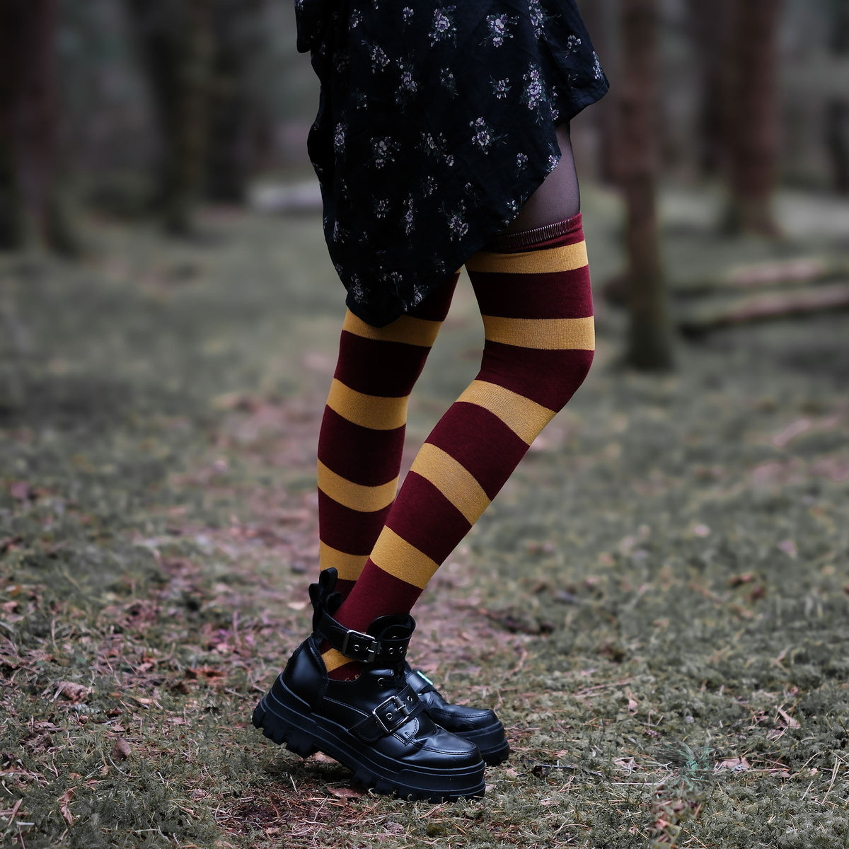 Produktbild Harry Potter - Gryffindor Overknee Strümpfe 2er Set