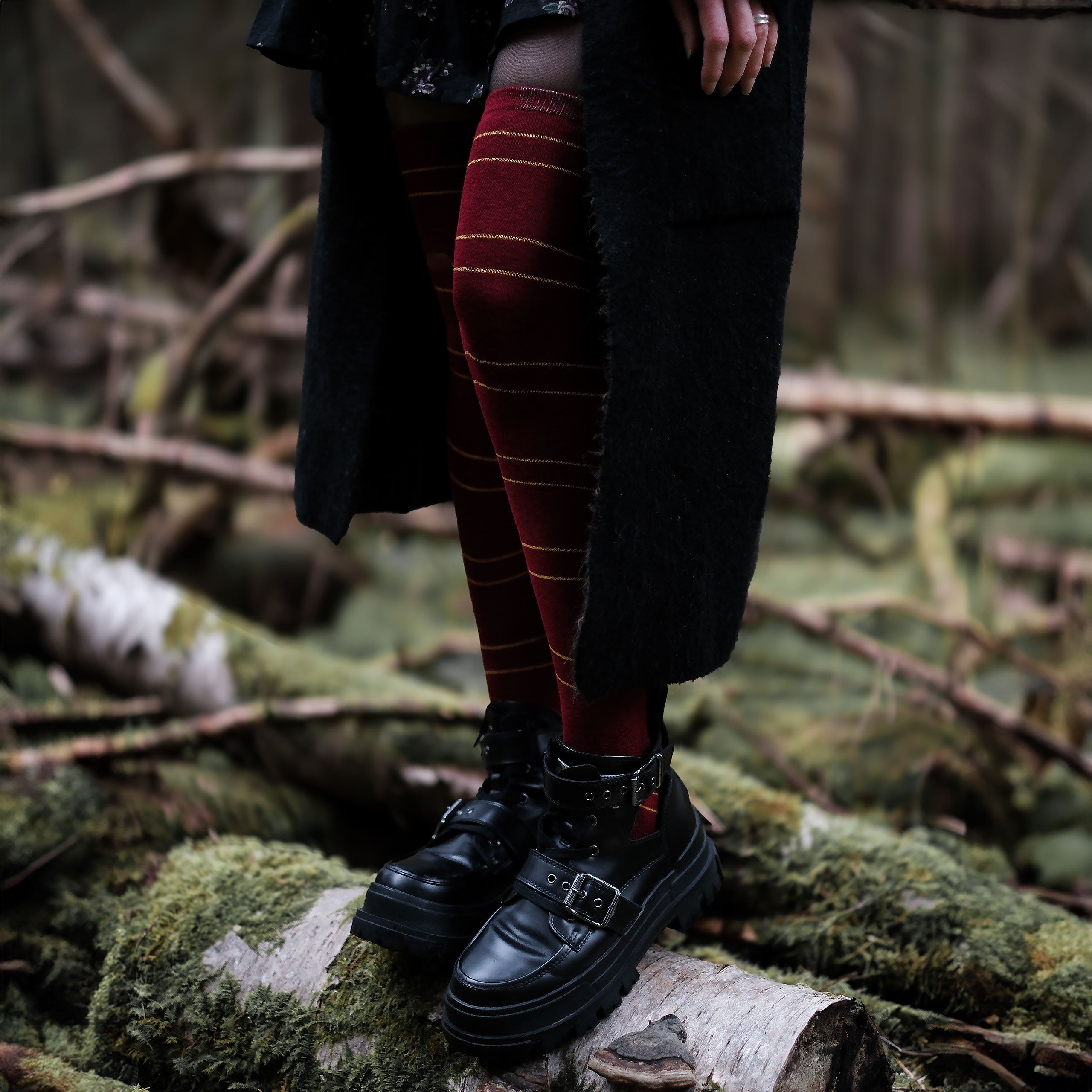 Produktbild Harry Potter - Gryffindor Overknee Strümpfe 2er Set