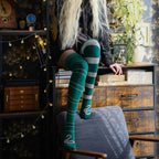 Product image Harry Potter - Slytherin Overknee Socks 2-Pack