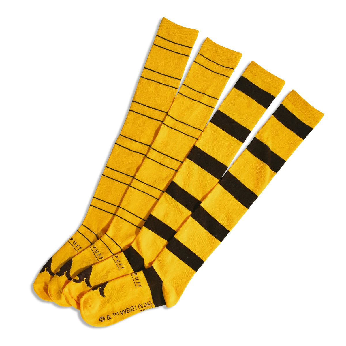 Produktbild Harry Potter - Hufflepuff Overknee Strümpfe 2er Set