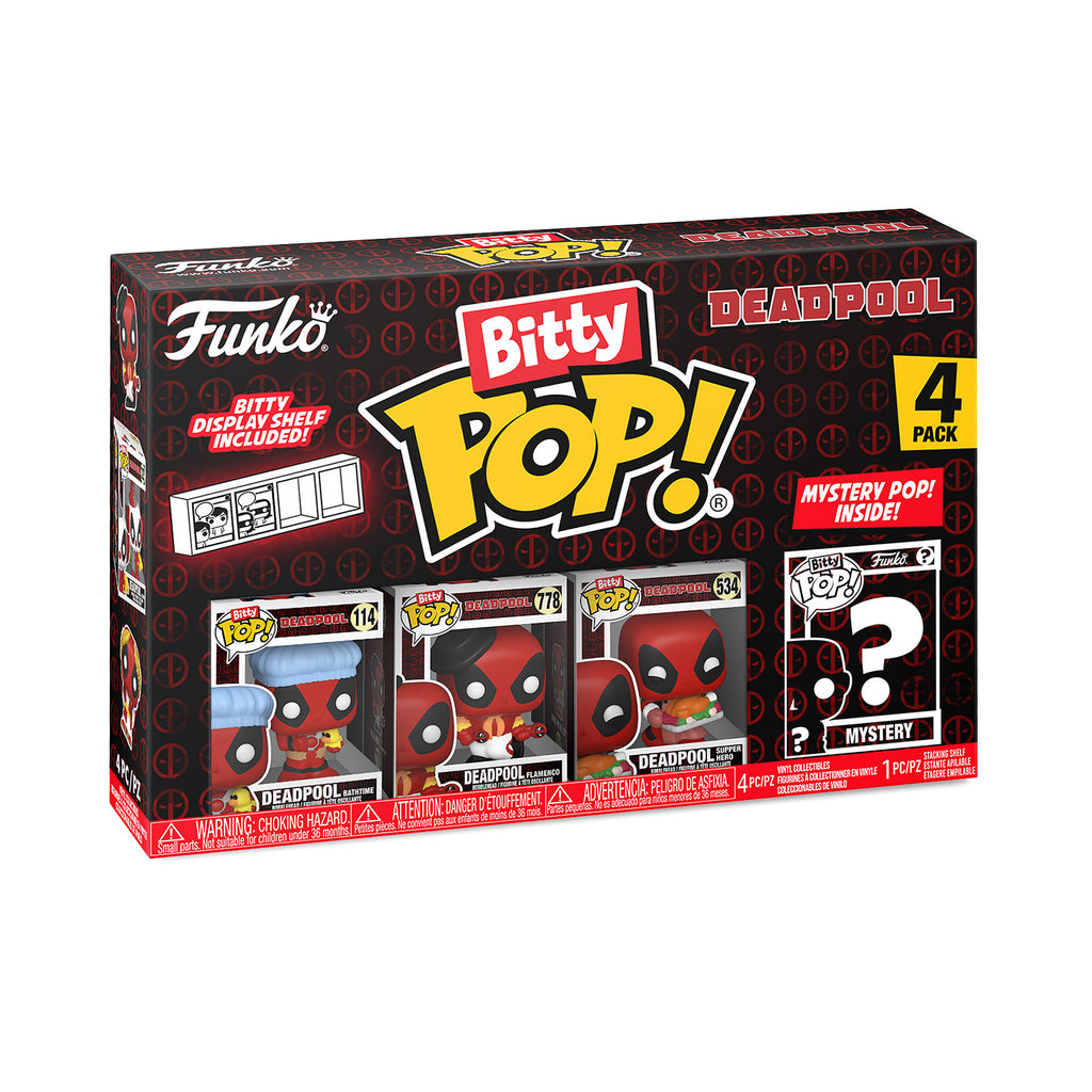 Produktbild Deadpool - Funko Bitty Pop 4er Figuren Set Serie 2