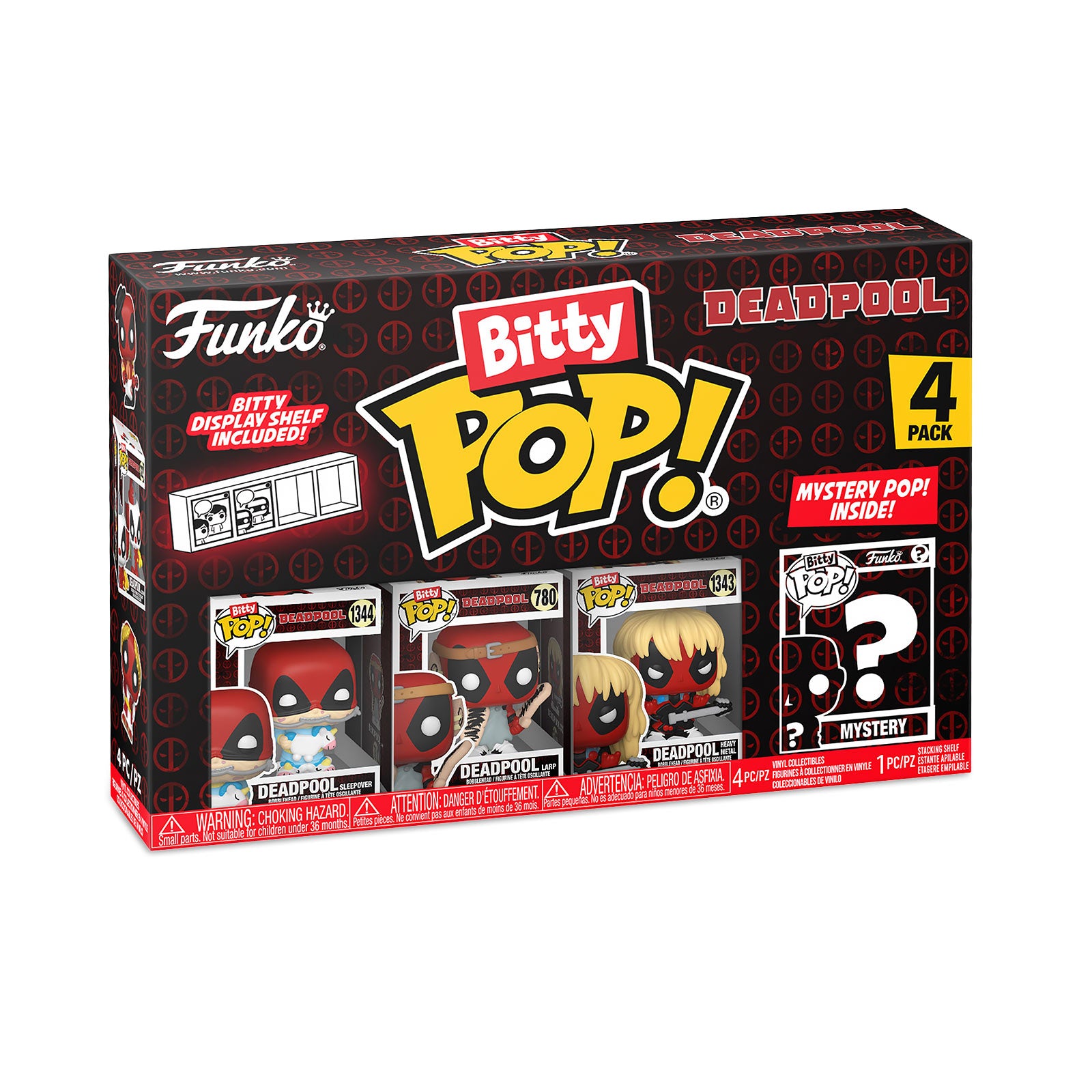 Produktbild Deadpool - Funko Bitty Pop 4er Figuren Set Serie 4