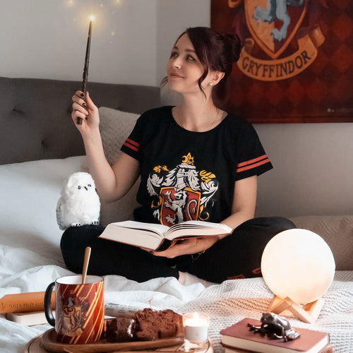 Produktbild Gryffindor Wappen Pyjama schwarz - Harry Potter
