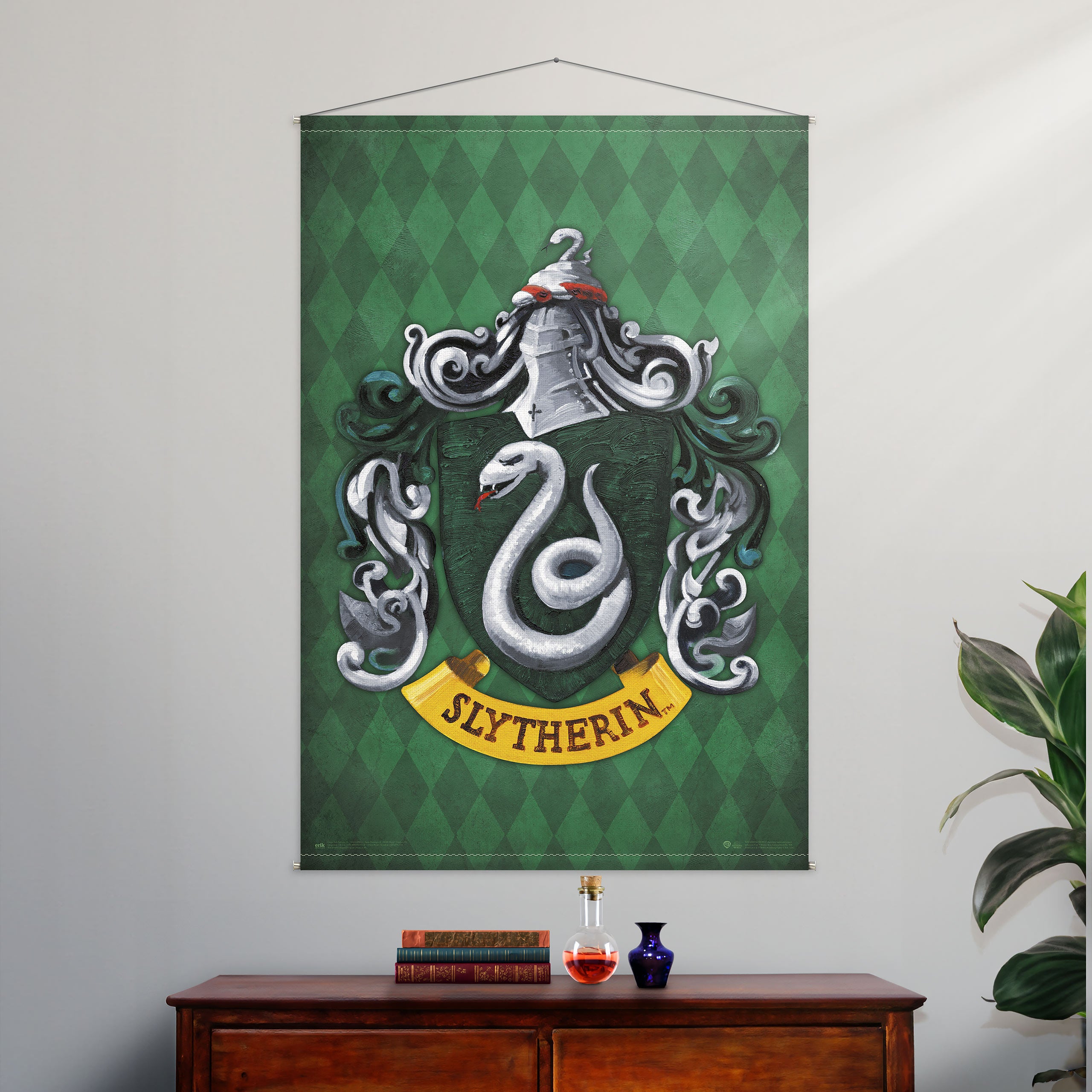 Produktbild Harry Potter - Slytherin Wall Scroll