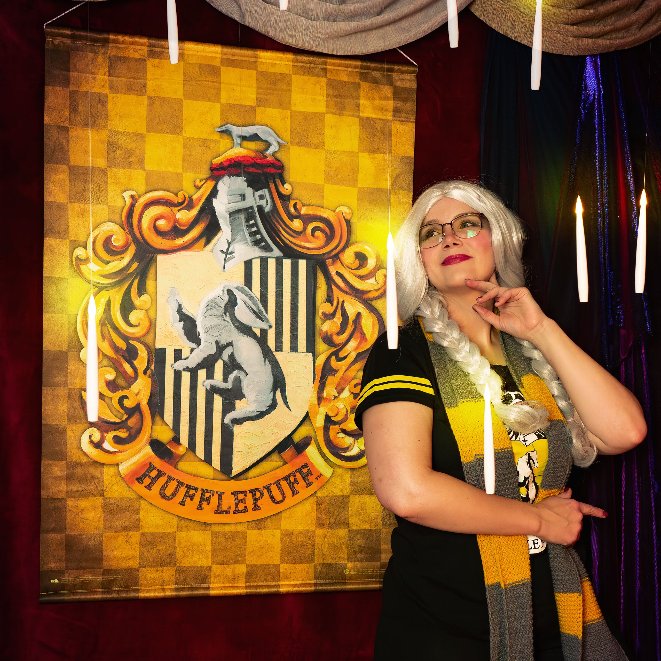 Produktbild Harry Potter - Hufflepuff Wall Scroll
