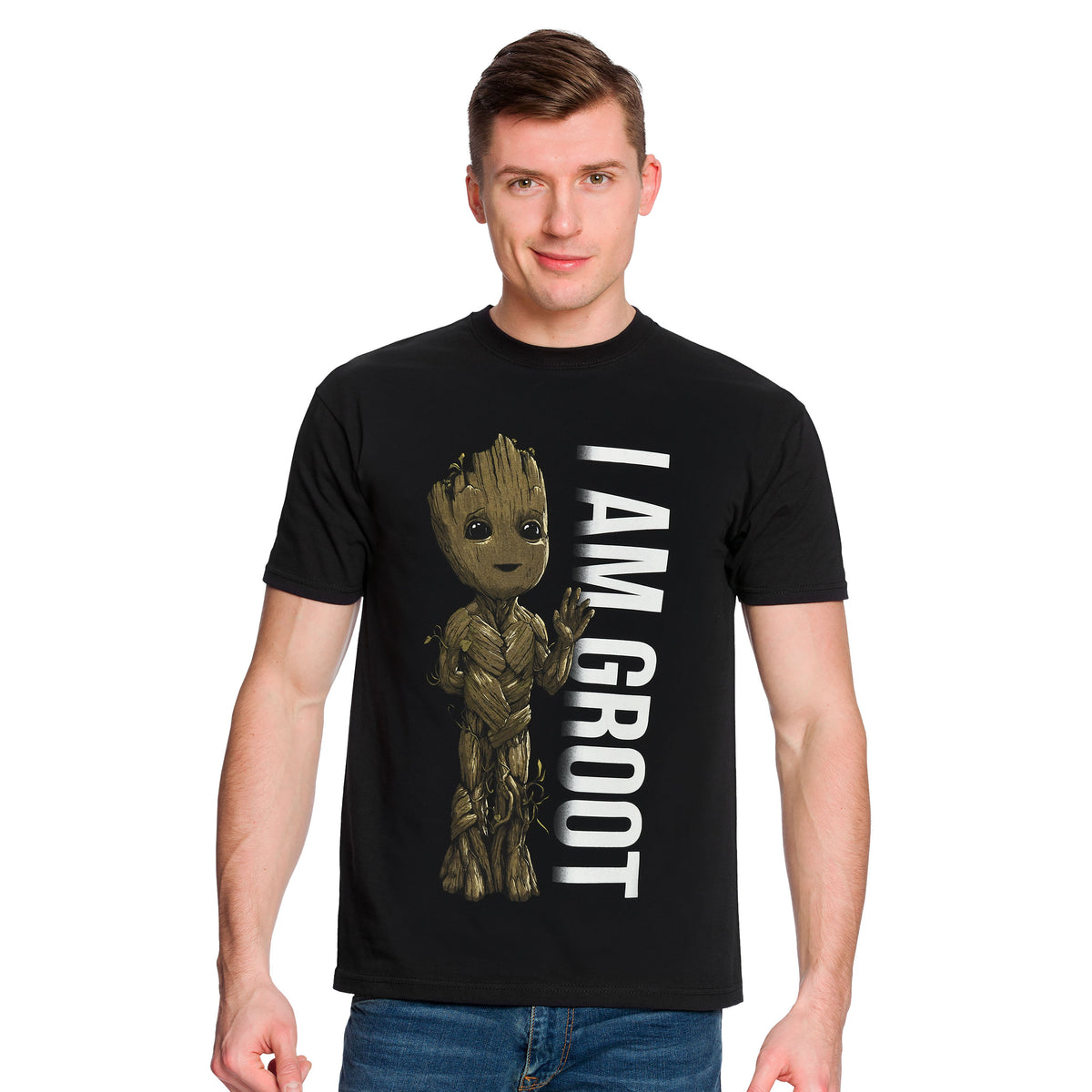 Produktbild Guardians of the Galaxy - I Am Groot Portrait T-Shirt schwarz