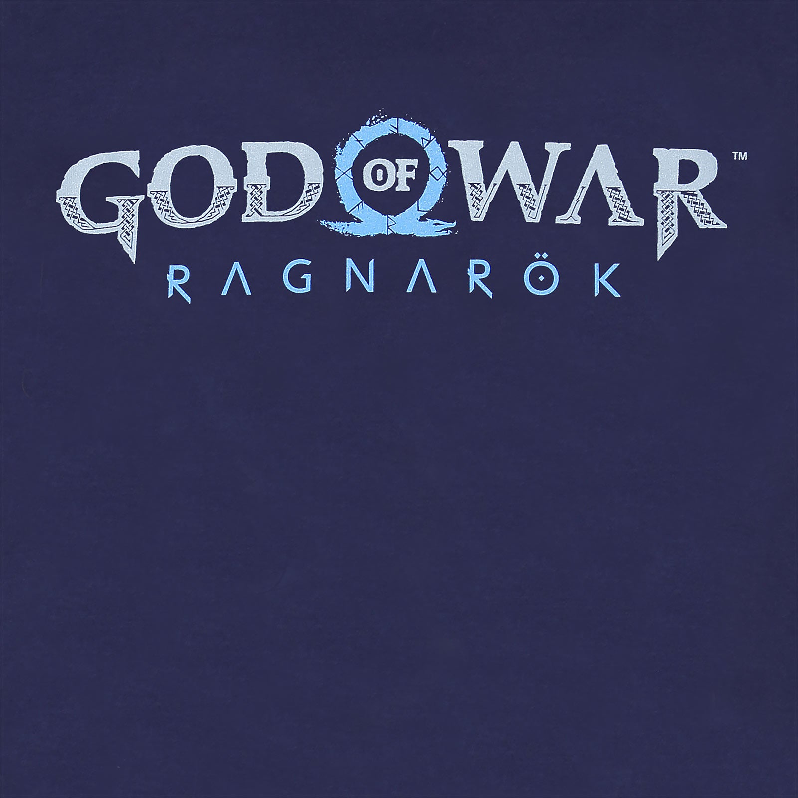 Produktbild God of War Ragnarok - Logo T-Shirt blau