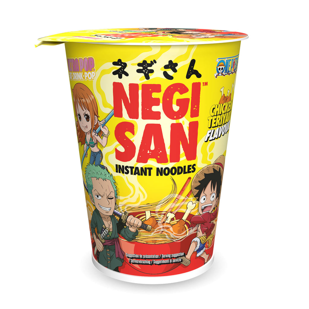 Produktbild Luffy, Zoro und Nami Chicken Teriyaki Instant-Nudeln - One Piece