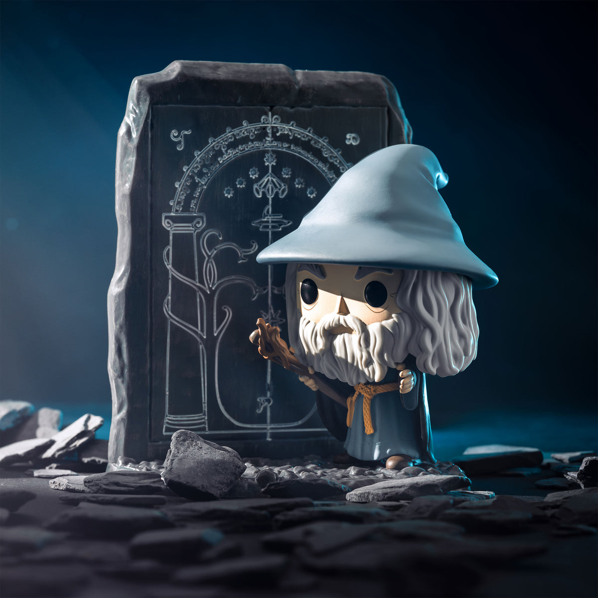 Produktbild Der Herr der Ringe - Gandalf vor den Türen von Moria Funko Pop Diorama