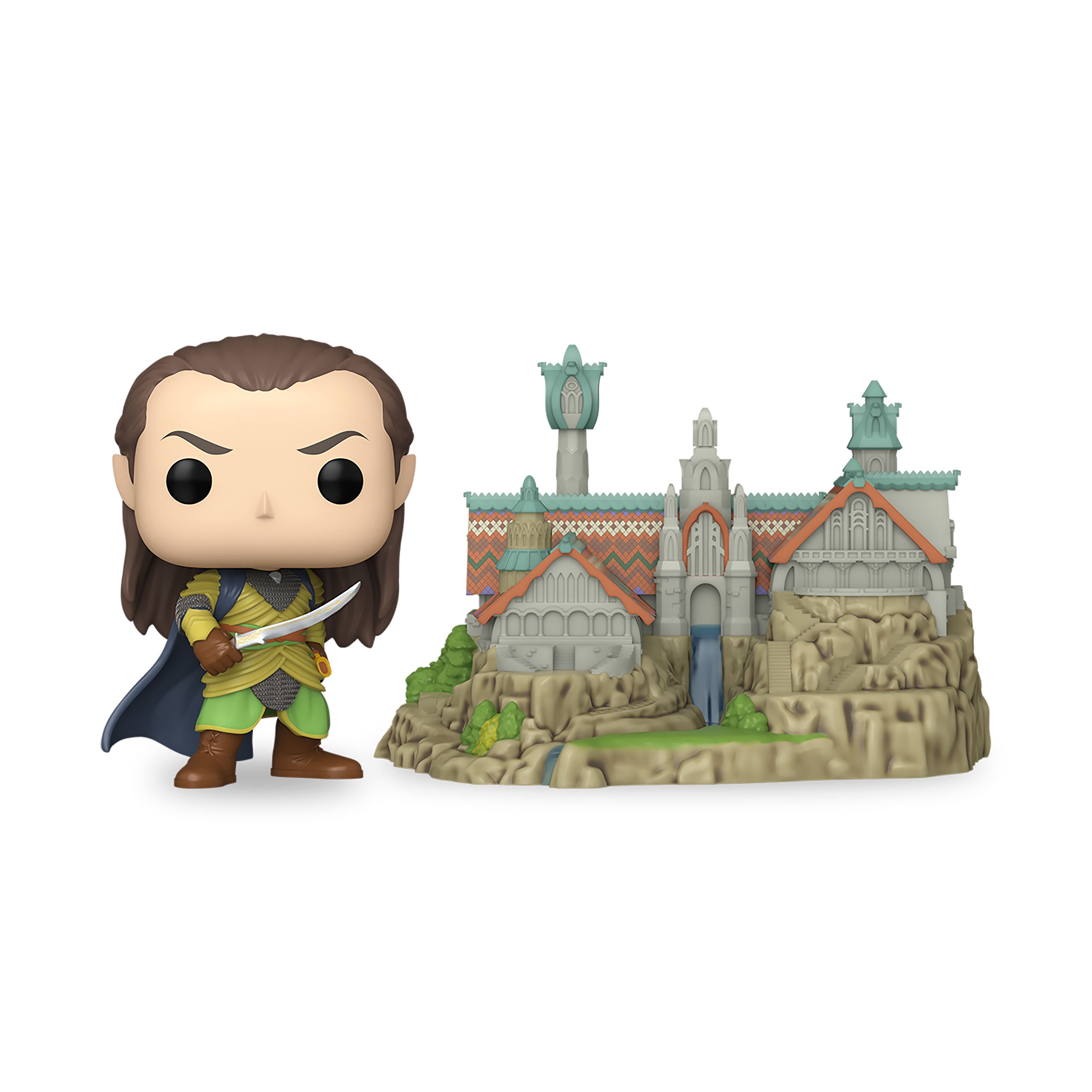 Produktbild Der Herr der Ringe - Elrond & Rivendell Funko Pop Diorama