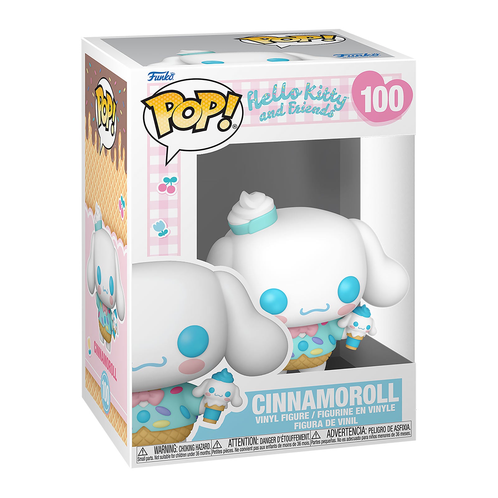 Produktbild Sanrio - Cinnamoroll mit Eiscreme Hello Kitty and Friends Funko Pop Figur