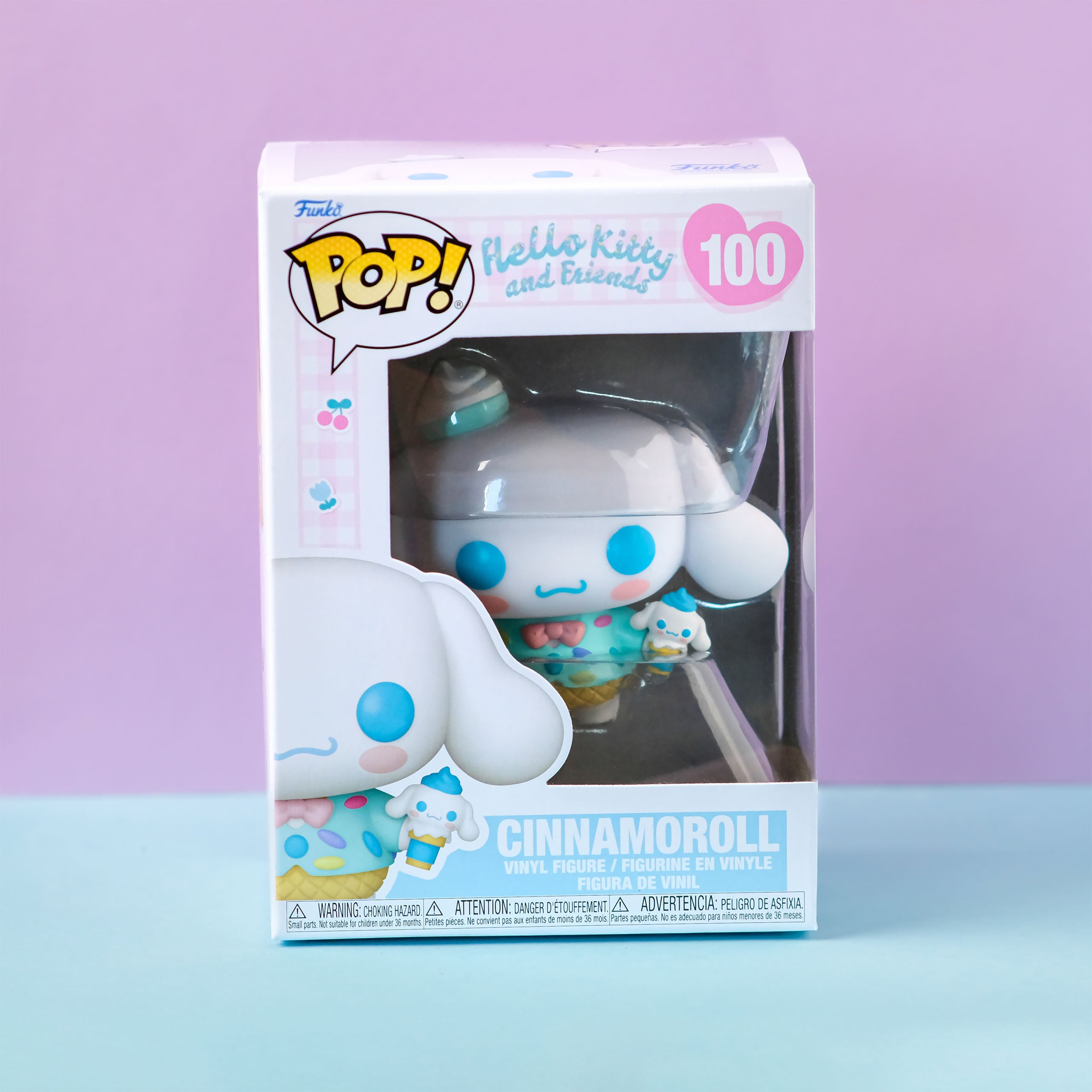 Produktbild Sanrio - Cinnamoroll mit Eiscreme Hello Kitty and Friends Funko Pop Figur
