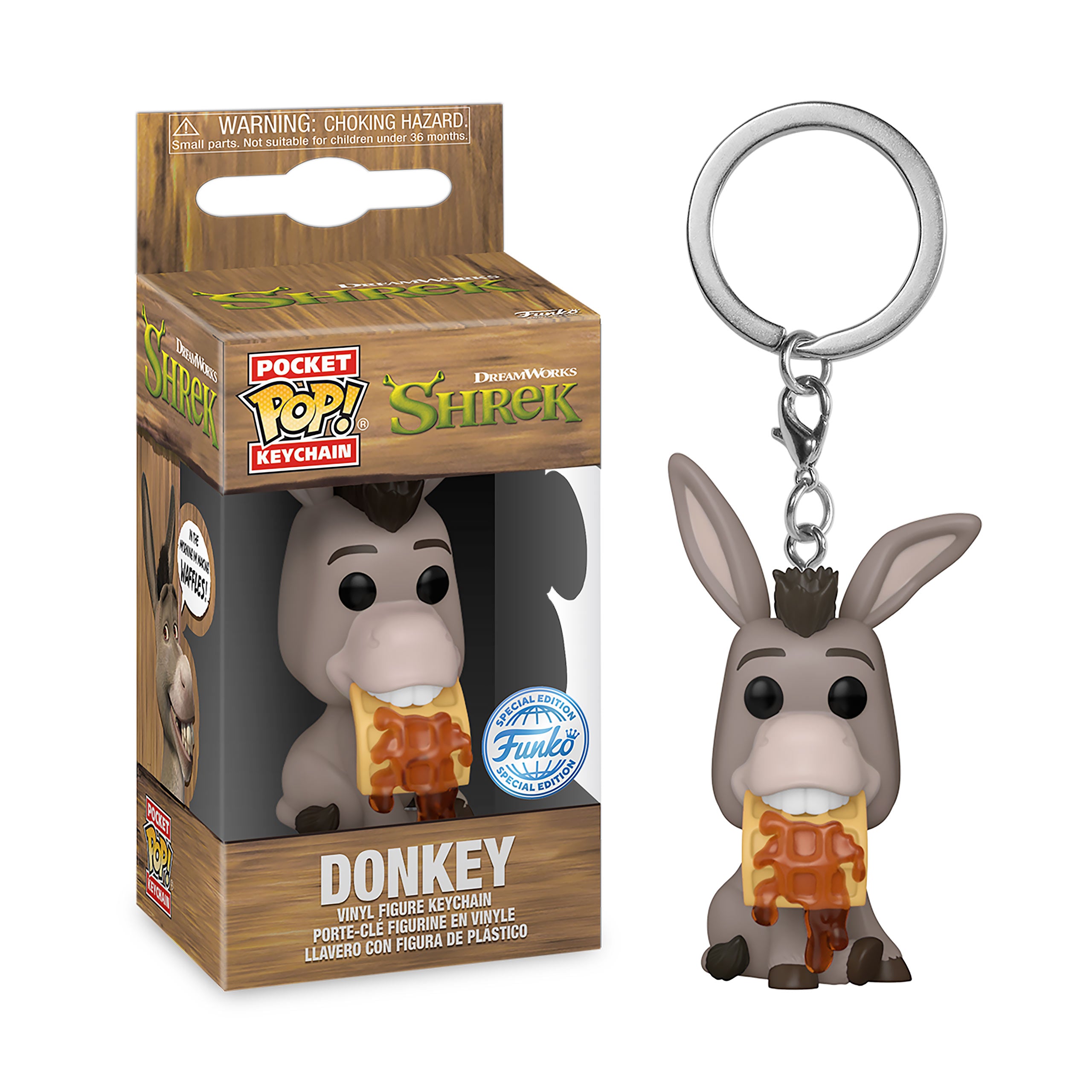Produktbild Shrek - Esel Funko Pop Schlüsselanhänger