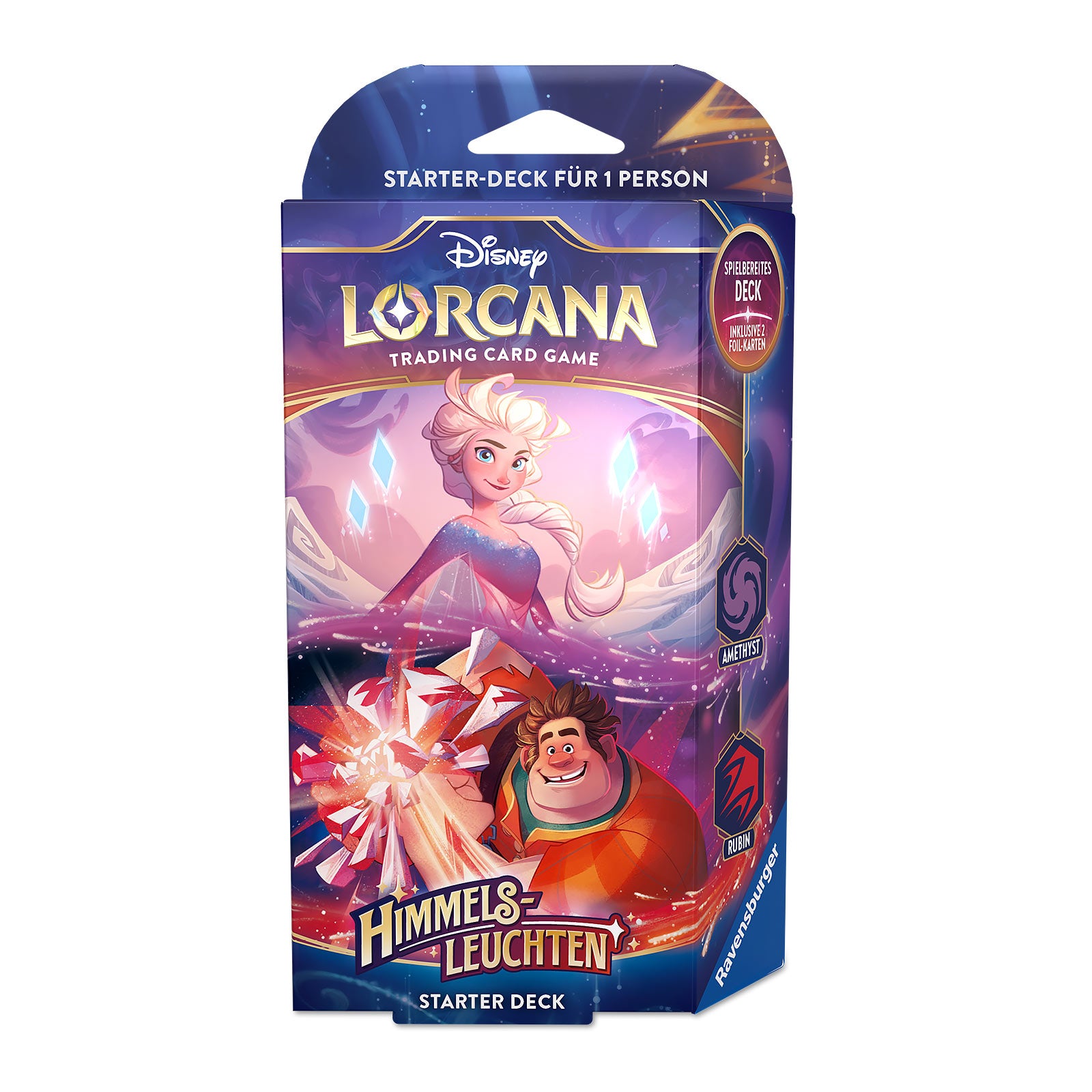 Produktbild Disney Lorcana Amethyst und Rubin Starterset - Himmelsleuchten Trading Card Game