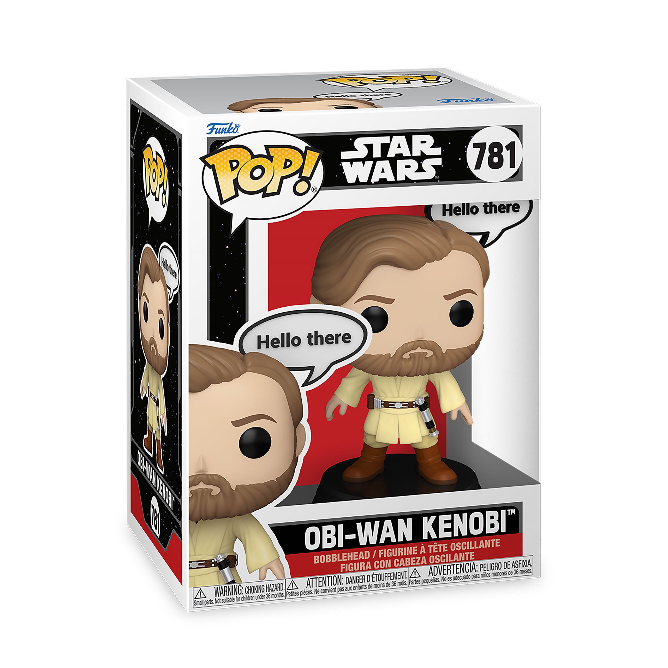 Produktbild Star Wars - Obi-Wan Kenobi Rache der Sith Funko Pop Wackelkopf-Figur