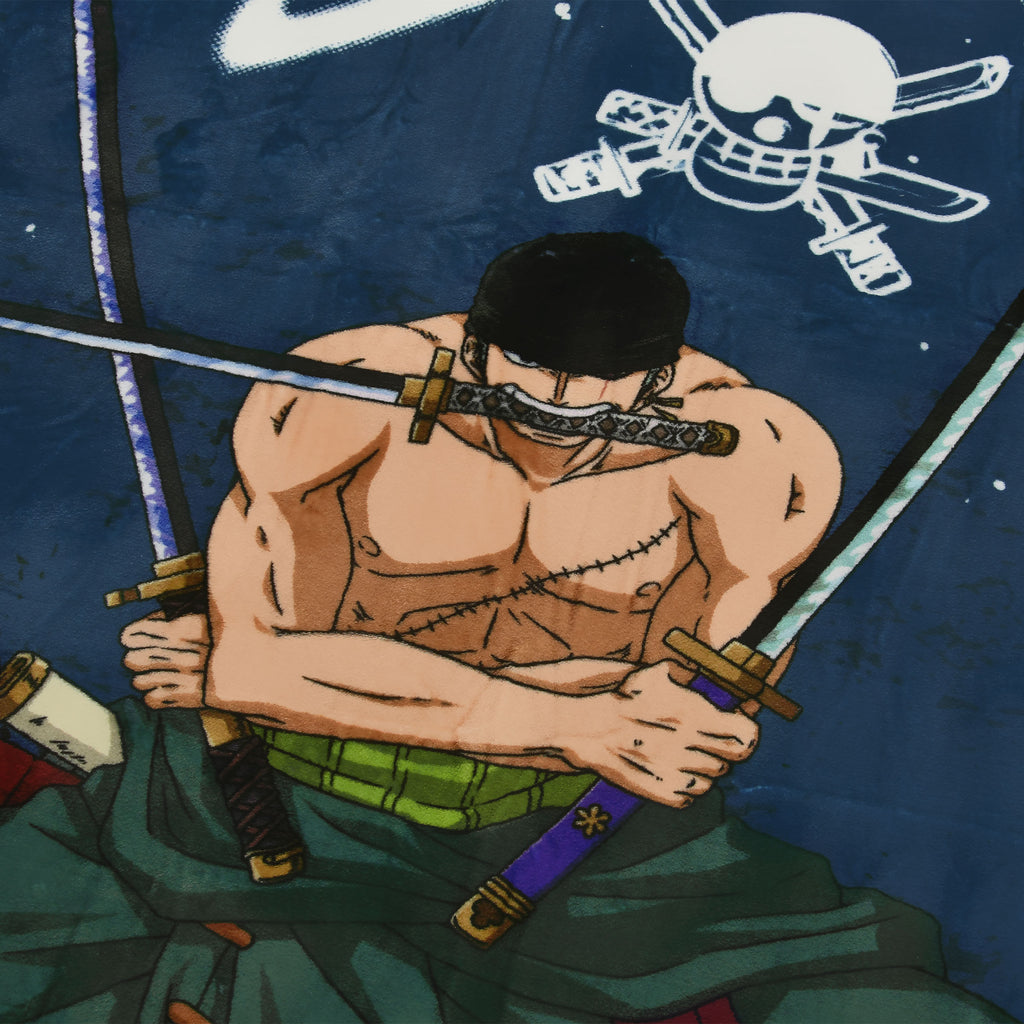 Produktbild One Piece - Roronoa Zoro Flauschdecke