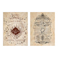 Produktbild Harry Potter - Karte des Rumtreibers und Einkaufsliste Poster 2er Set