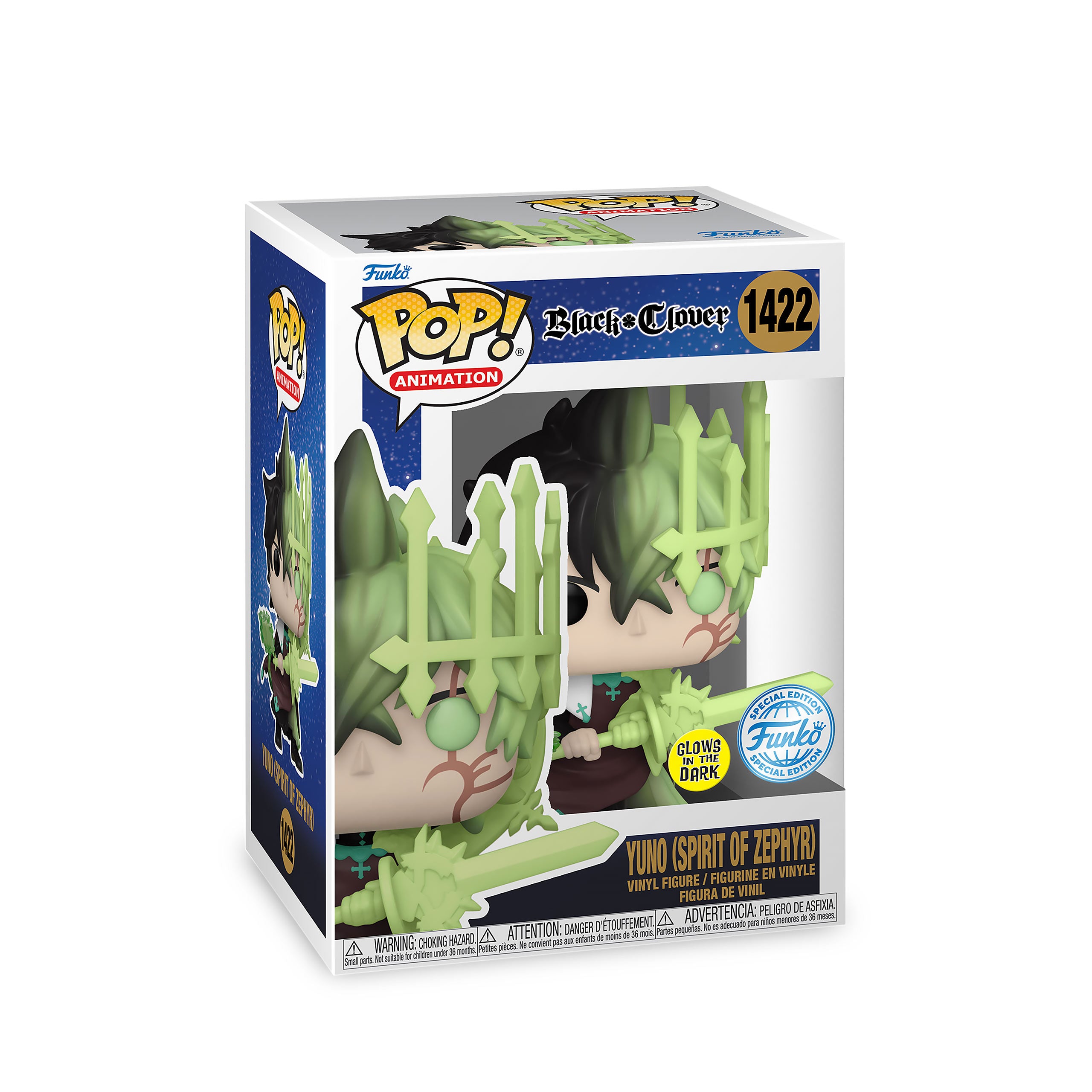 Produktbild Black Clover - Yuno (Spirit of Zephyr) Funko Pop Figur