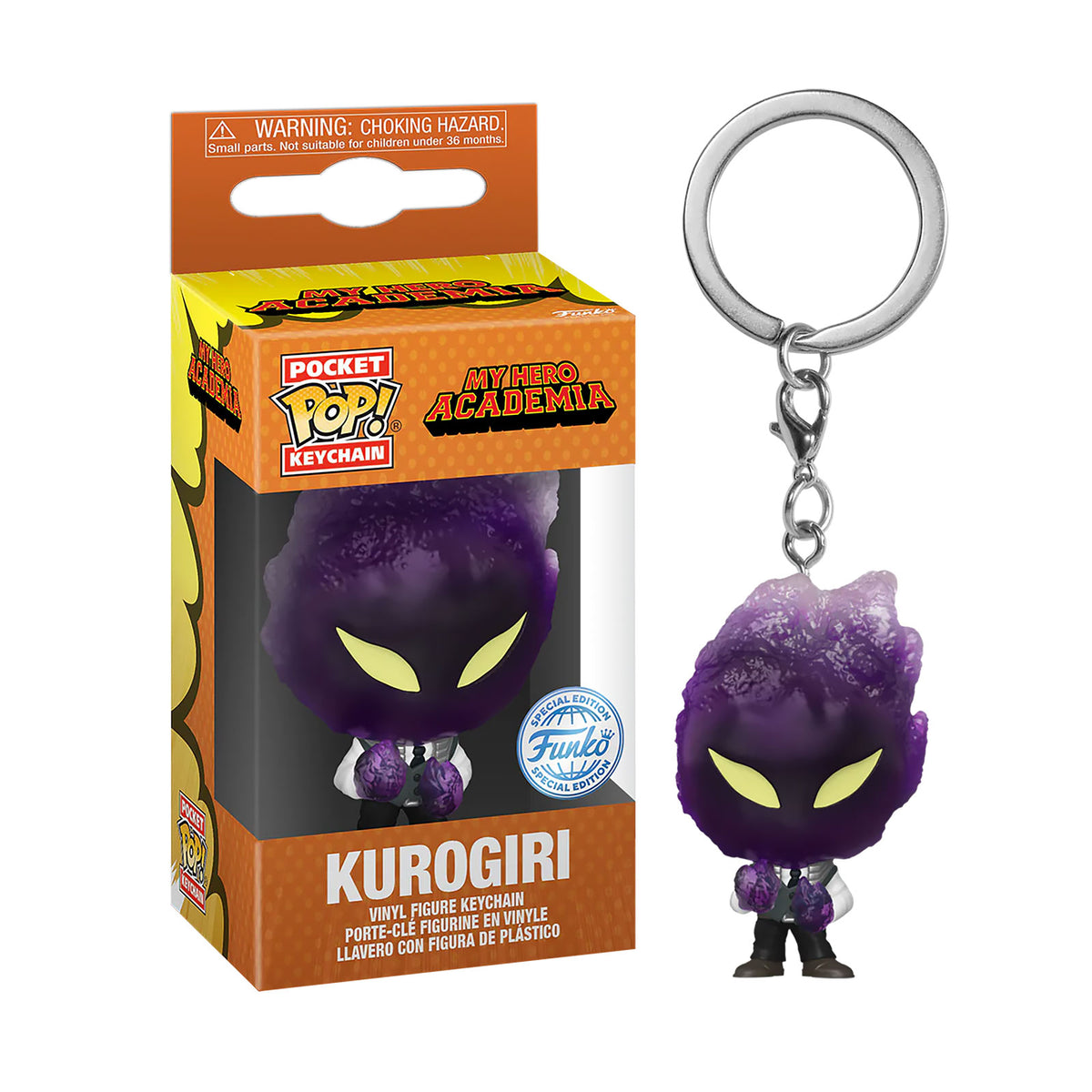 Produktbild My Hero Academia - Kurogiri (Hideout) Funko Pop Schlüsselanhänger