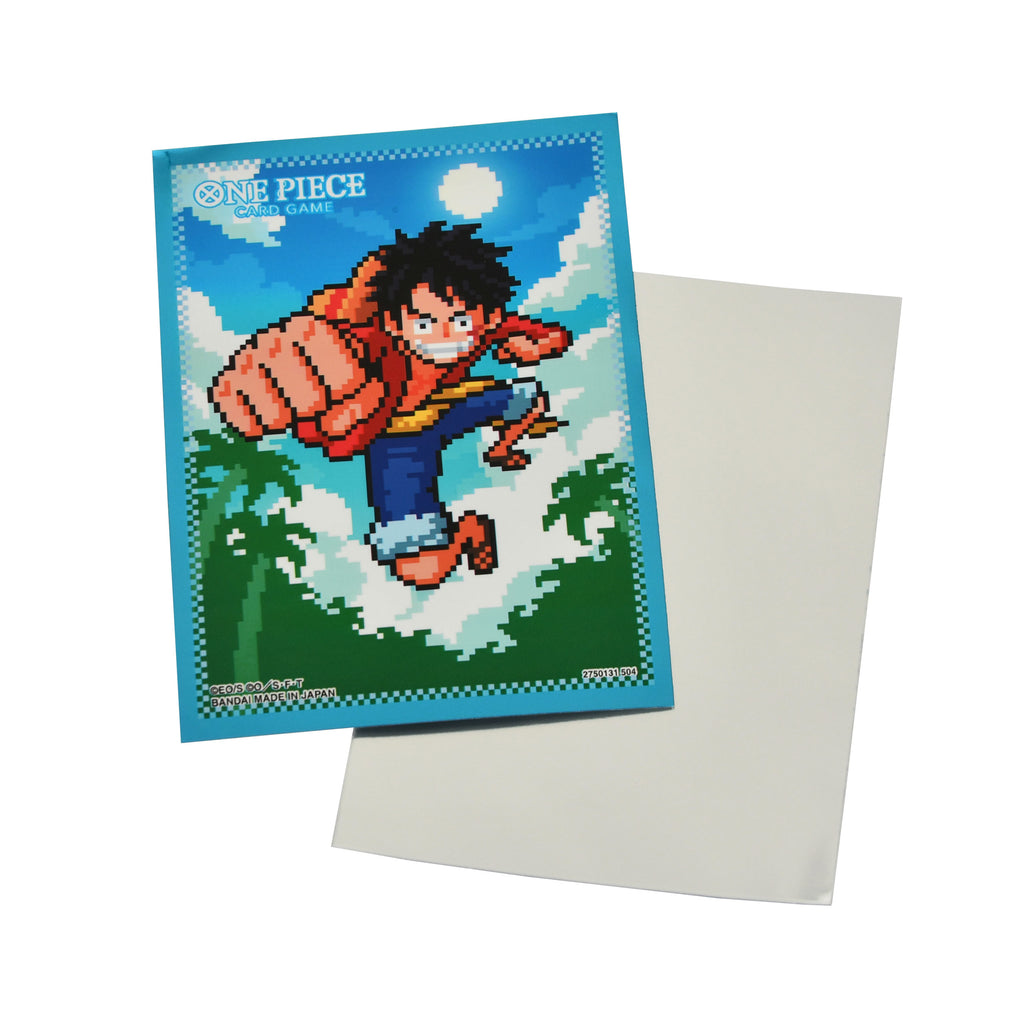 Produktbild One Piece Card Game - Luffy Pixelart Official Sleeve 8 Kartenhüllen