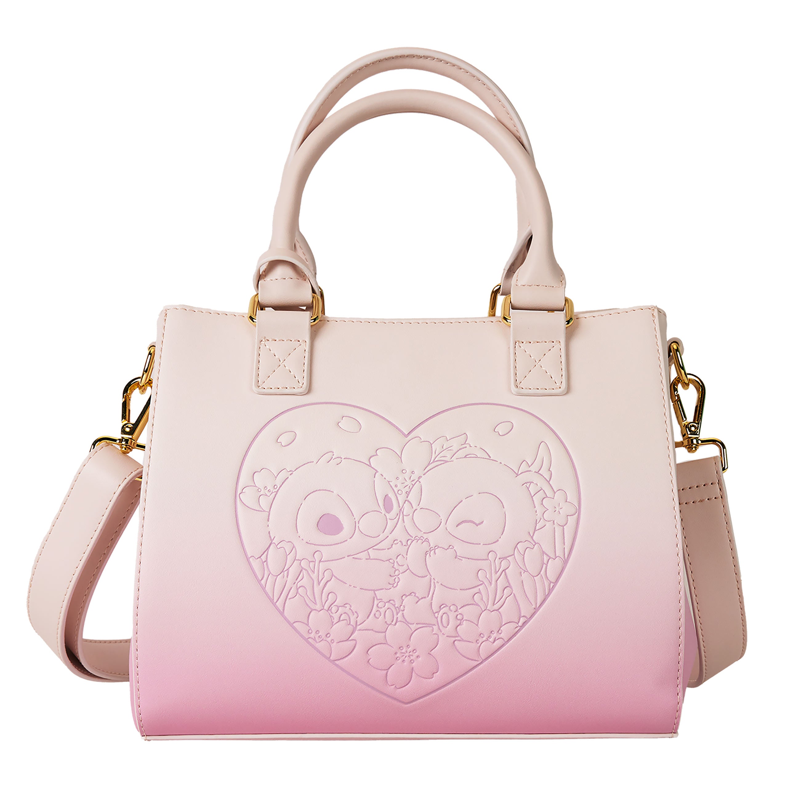 Produktbild Lilo & Stitch - Angel und Stitch Blüten Crossbody Tasche