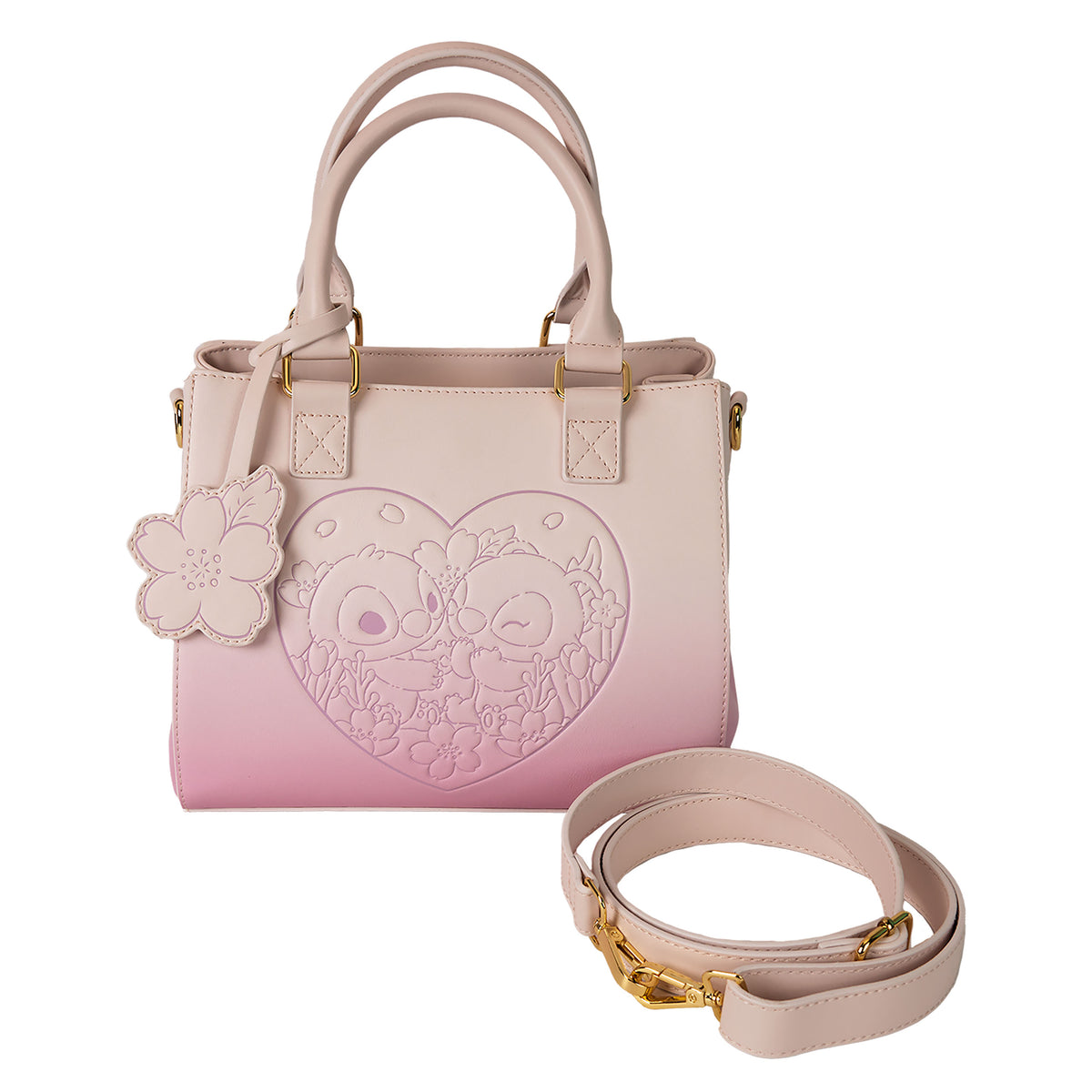 Produktbild Lilo & Stitch - Angel und Stitch Blüten Crossbody Tasche