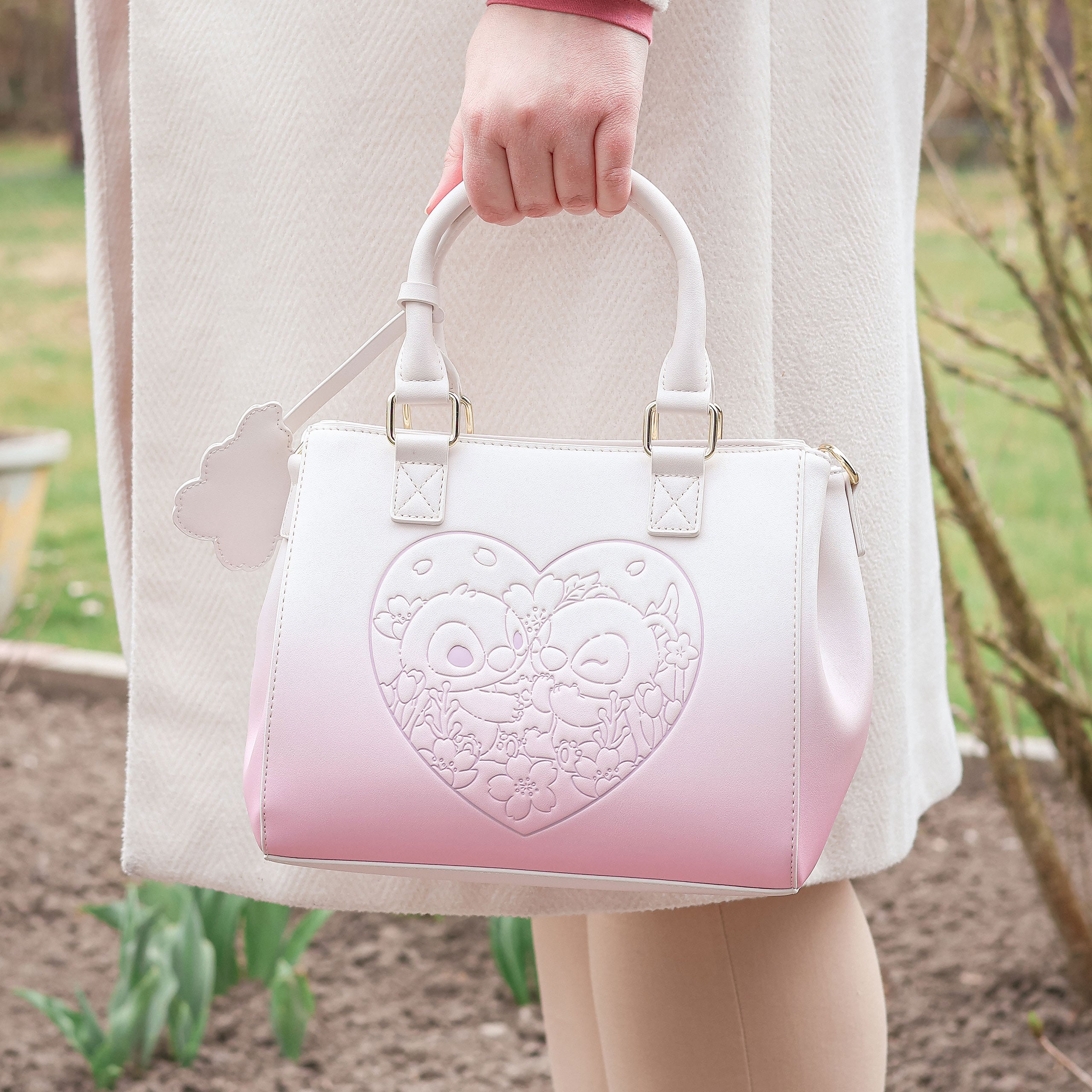 Produktbild Lilo & Stitch - Angel und Stitch Blüten Crossbody Tasche