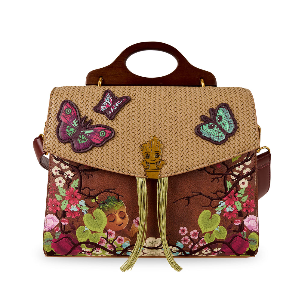 Produktbild Guardians of the Galaxy - Groot Floral Crossbody Tasche