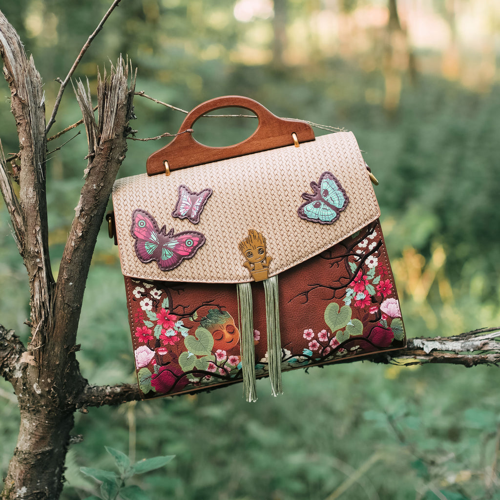 Produktbild Guardians of the Galaxy - Groot Floral Crossbody Tasche