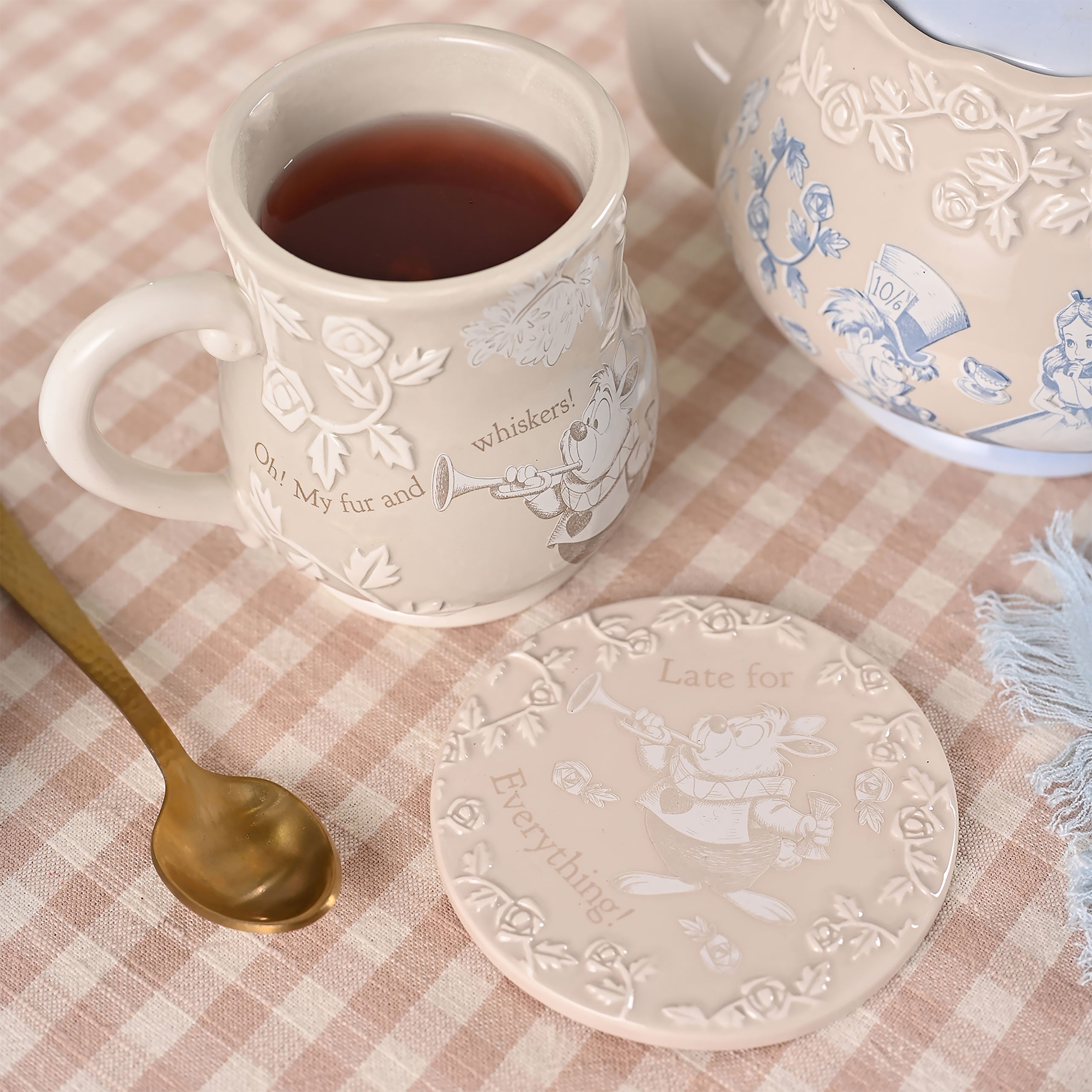 Produktbild Alice im Wunderland - Characters Untersetzer 4er Set