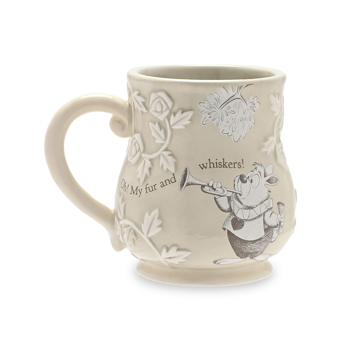 Produktbild Alice im Wunderland - Weißer Hase Relief Tasse