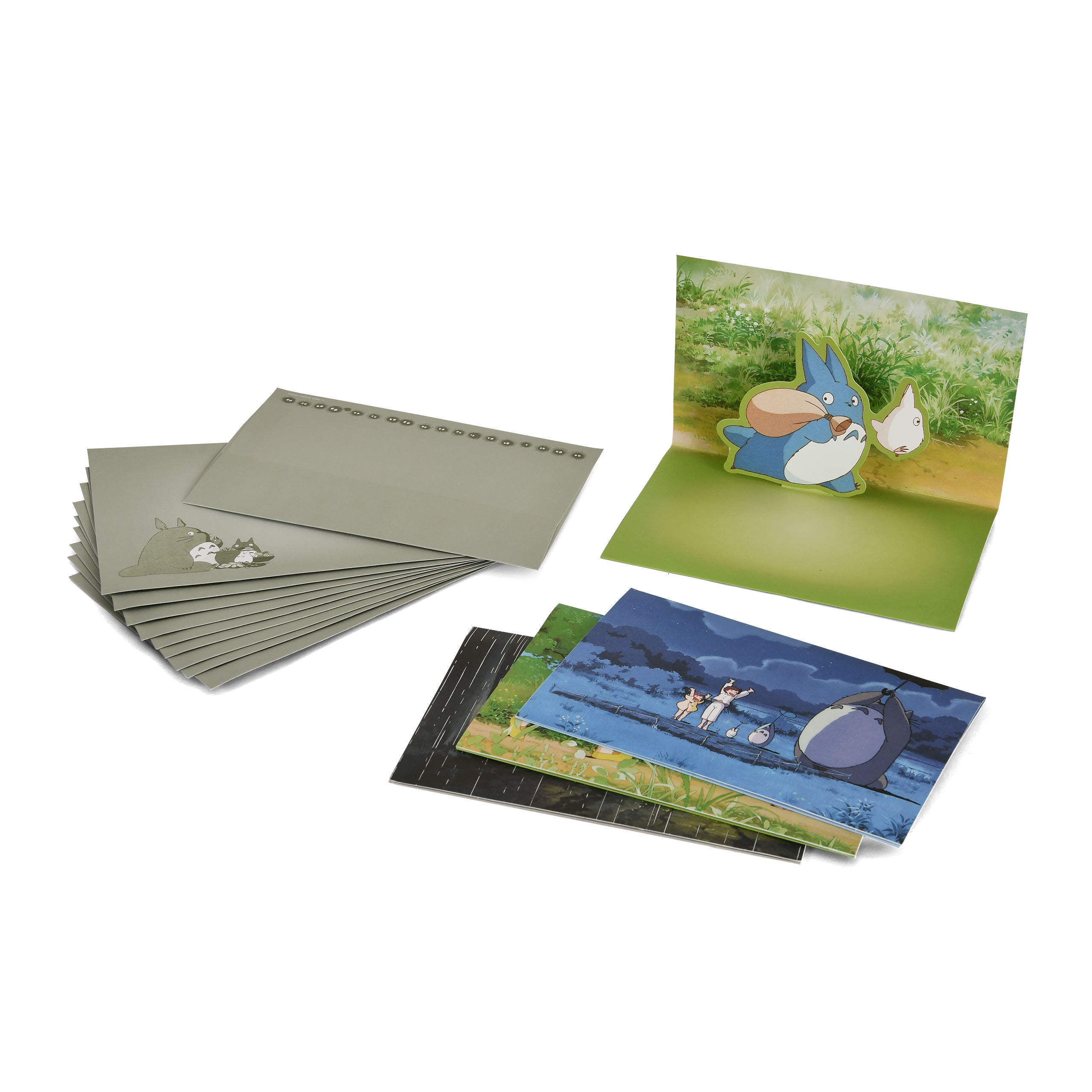 Produktbild Totoro - Friends 3D Pop-Up Postkarten 10er Set