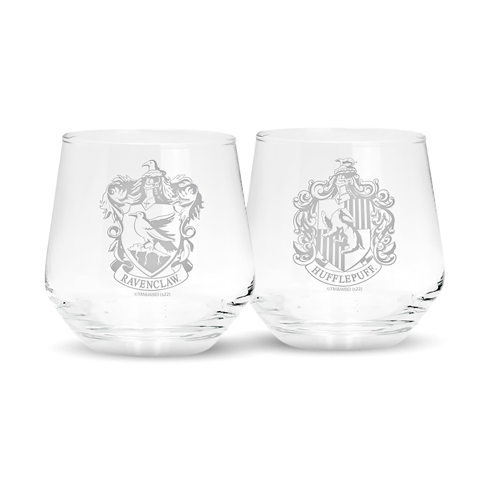 Produktbild Harry Potter - Ravenclaw & Hufflepuff Gläser 2er Set