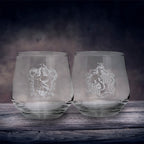 Produktbild Harry Potter - Ravenclaw & Hufflepuff Gläser 2er Set