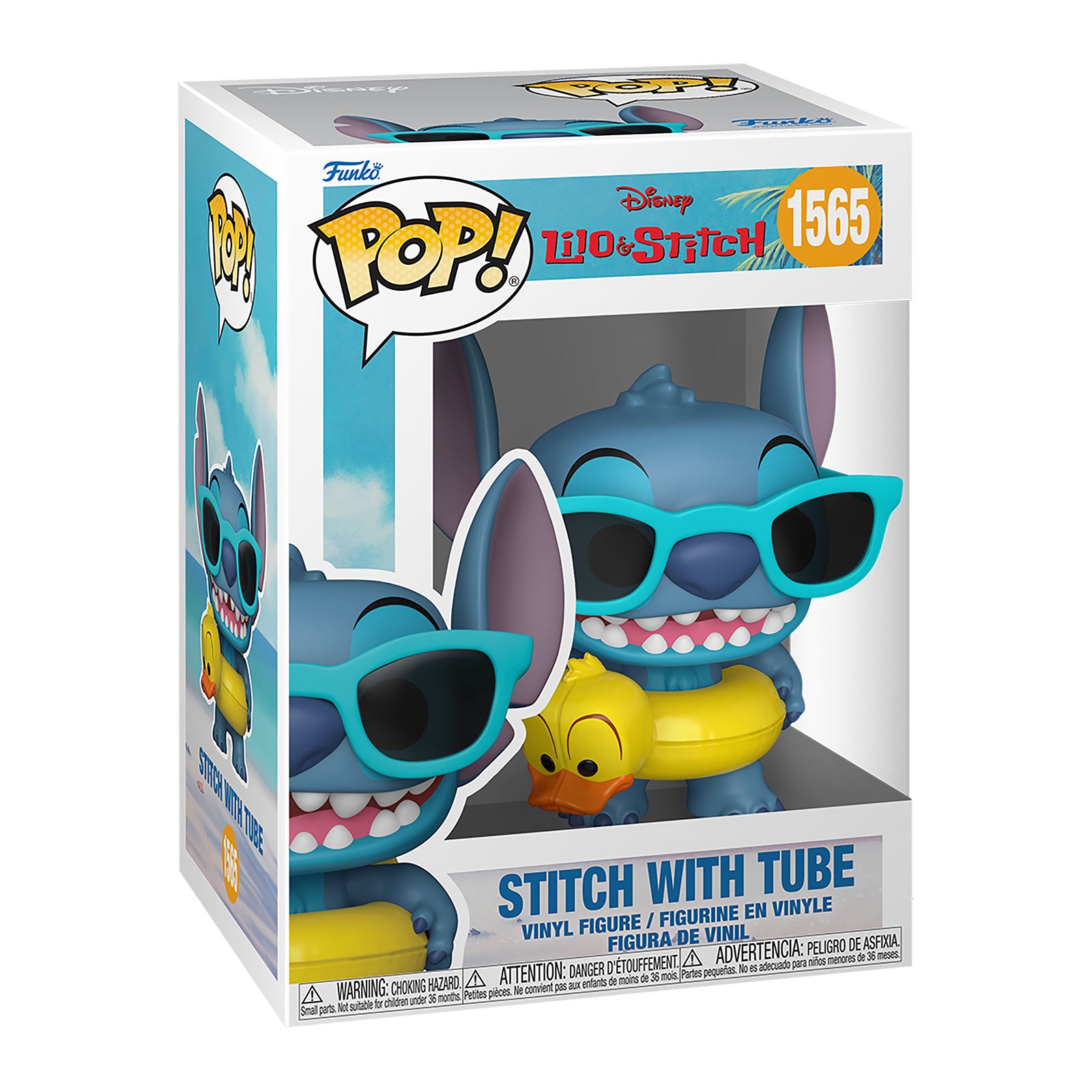Produktbild Lilo & Stitch - Stitch mit Schwimmring Funko Pop Figur