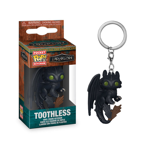 Produktbild Drachenzähmen leicht gemacht - Ohnezahn Funko Pop Schlüsselanhänger
