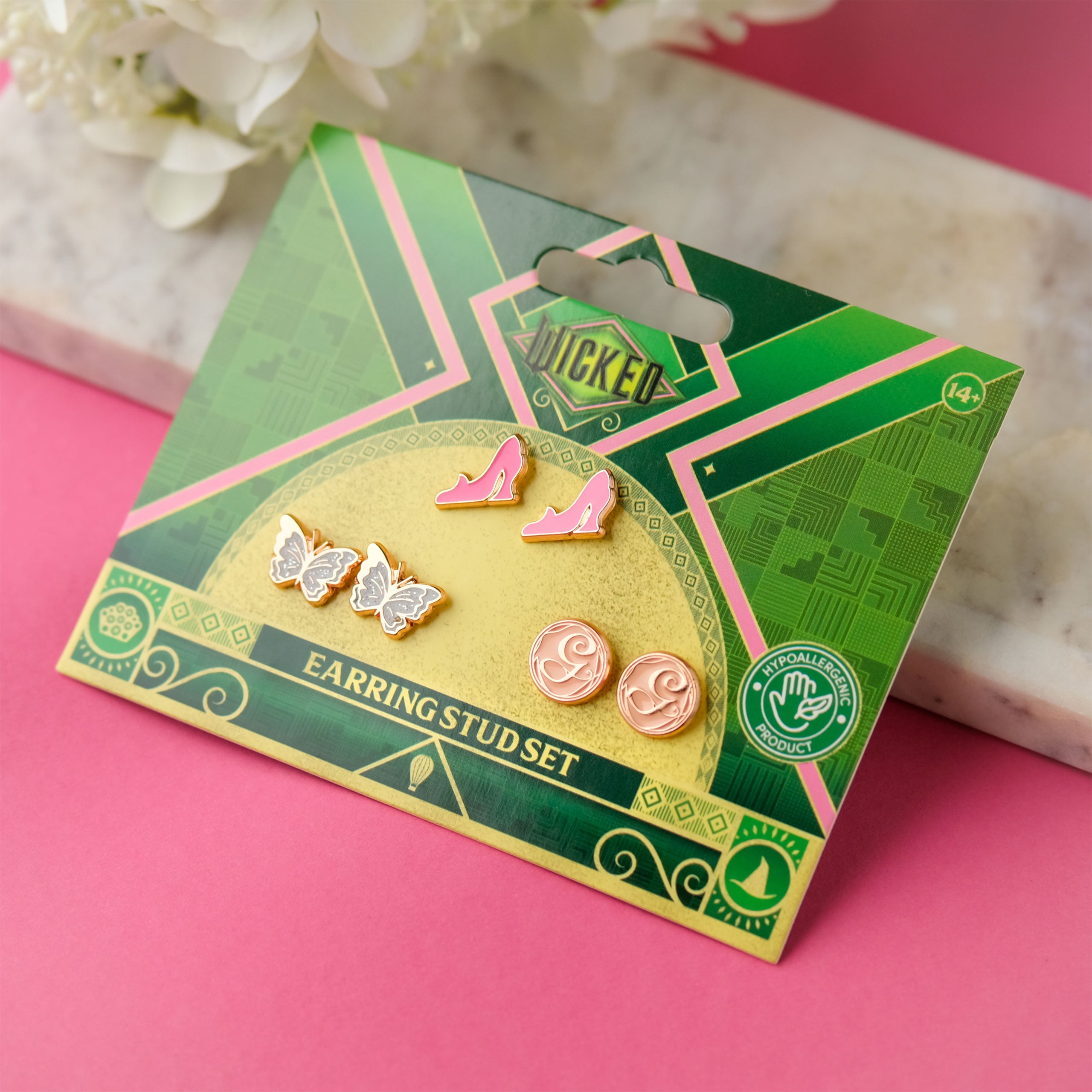 Produktbild Wicked - Glinda Ohrstecker 3er Set