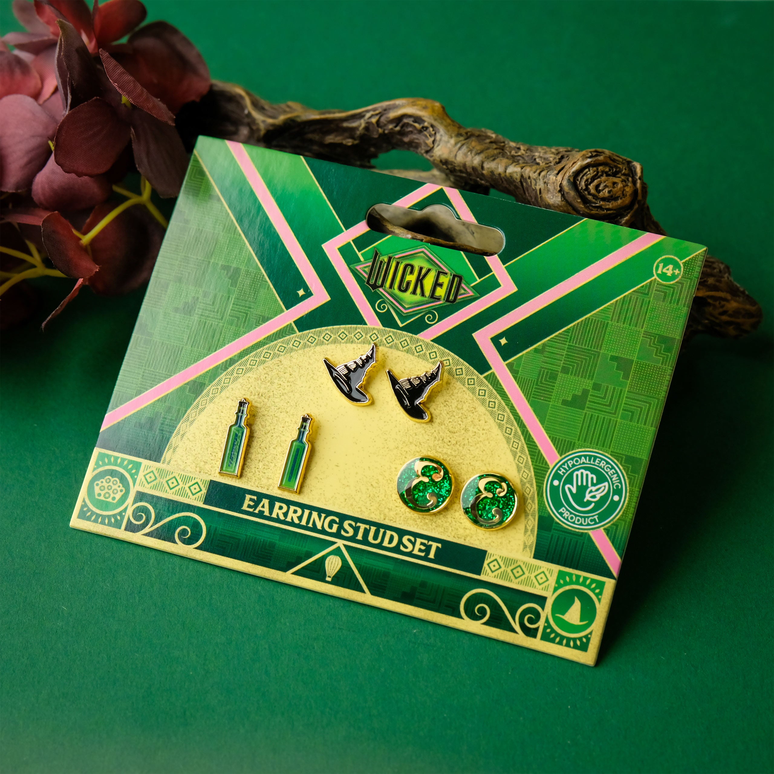 Produktbild Wicked - Elphaba Ohrstecker 3er Set