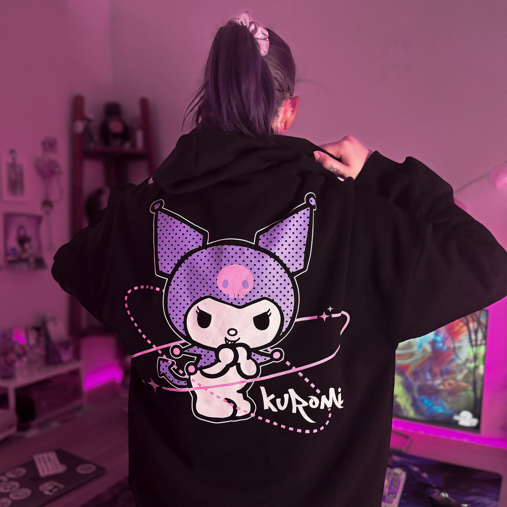 Produktbild Sanrio - Kuromi Hoodie schwarz