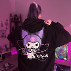 Produktbild Sanrio - Kuromi Hoodie schwarz