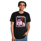 Produktbild Deadpool - Pink Unicorn Ride T-Shirt schwarz