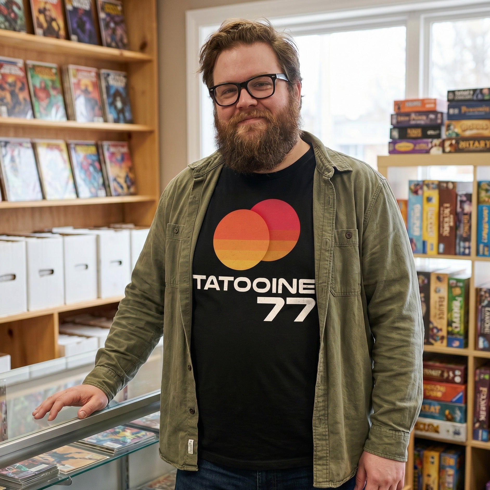 Produktbild Star Wars - Tatooine 77 T-Shirt schwarz