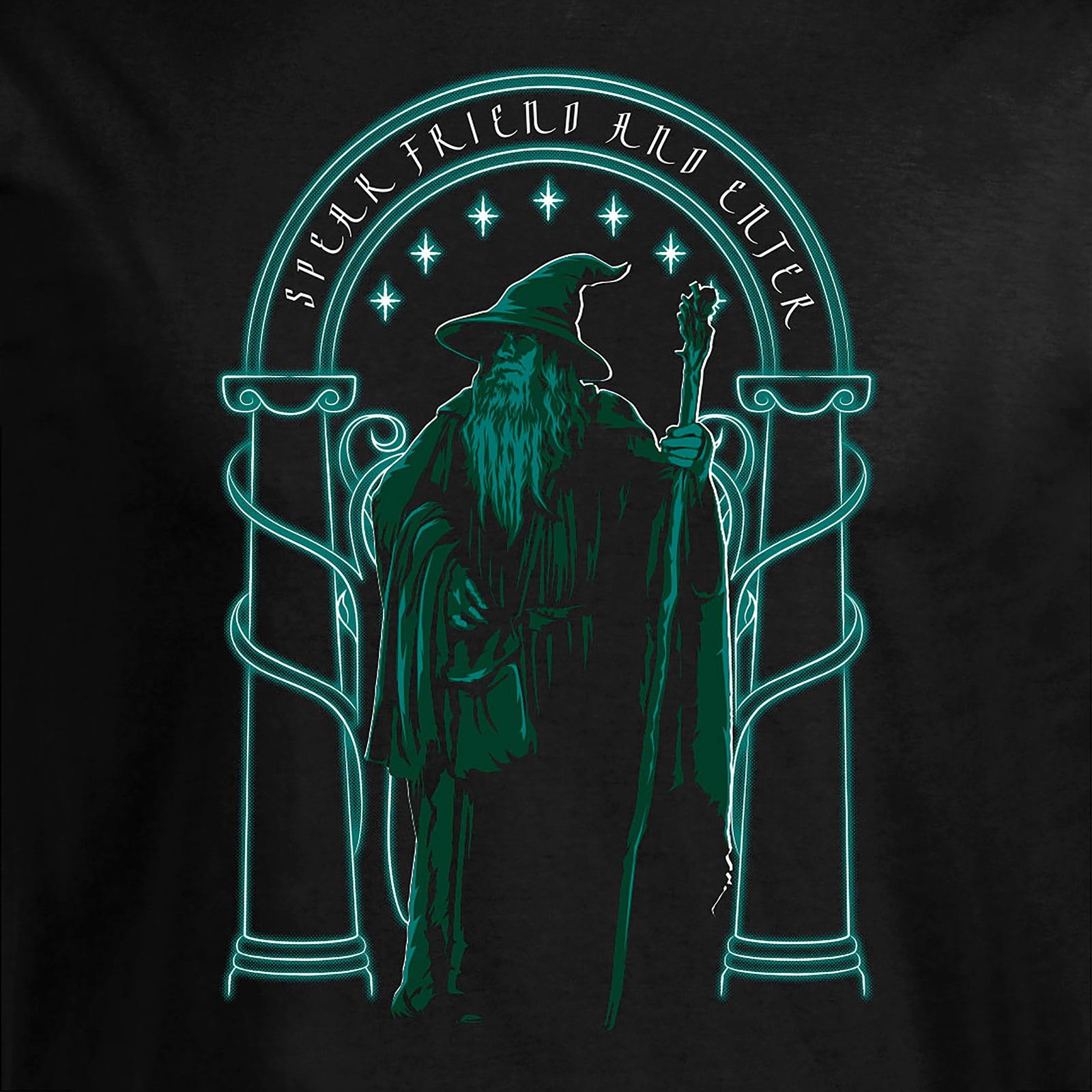 Produktbild Gandalf Türen von Durin T-Shirt - Der Herr der Ringe