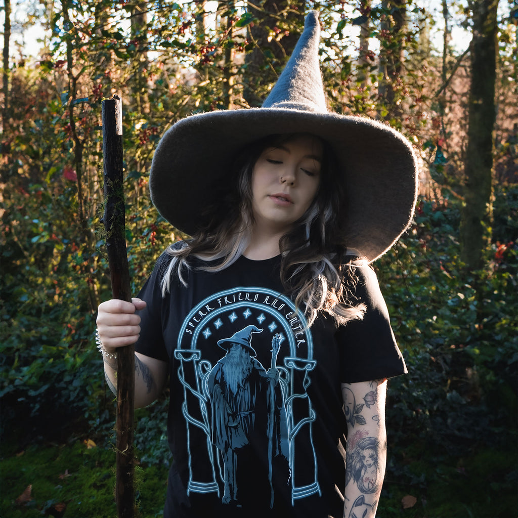 Produktbild Gandalf Türen von Durin T-Shirt - Der Herr der Ringe